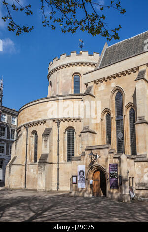 City of London   The late 12th century Temple Church at Middle and Inner Temple off Fleet Street Stock Photo