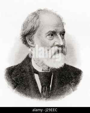 Portrait of Charles Reade (1814-1884) an English novelist and dramatist ...