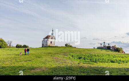 Calvary hill, Tata, Hungary Stock Photo