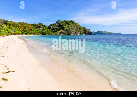 On the North Beach in Mana Island, Fiji Stock Photo