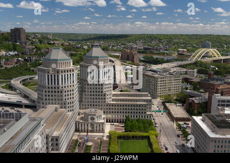 Photo of Proctor and Gamble Headquarters located in Cincinnati, Ohio. Stock Photo