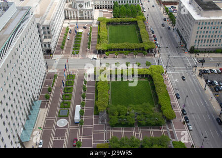 Photo of city park owned by the Proctor and Gamble company located in Cincinnati, Ohio Stock Photo