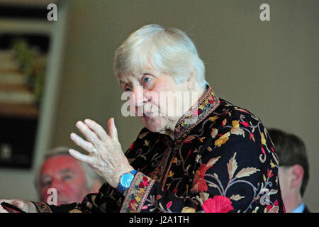 Baroness Shirley Williams speaking at a pro-union event in Edinburgh during the the Scottish independence referendum campaign Stock Photo