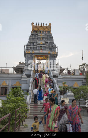 Balaji temple at ISKCON temple compound, Pune, Maharashtra Stock Photo