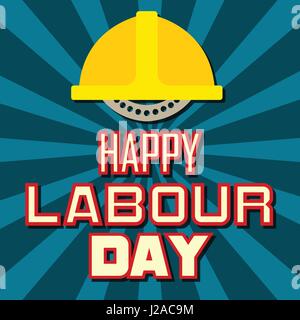 poster of happy labor day, labour day, sale day, may day, 1 may. vector illustration Stock Vector