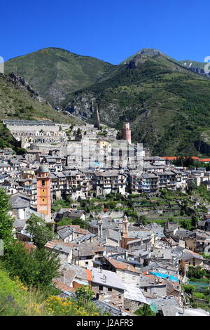 Tende, Alpes Maritimes, Roya valley, France Stock Photo