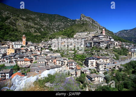 Tende, Alpes Maritimes, Roya valley, France Stock Photo