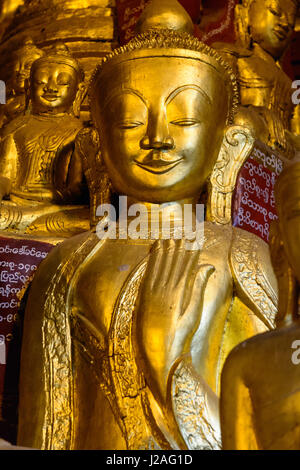 Myanmar (Burma), Shan, Pindaya, The magnificent cave of Pindaya houses over 8000 Buddha figures on several floors Stock Photo