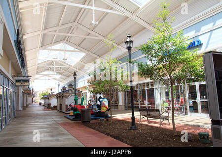 Tanger Outlet Mall Mebane North Carolina Stock Photo