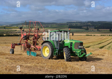 John Deere 6630 Tractor Stock Photo