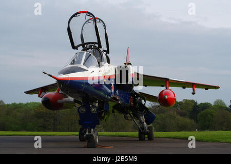 SEPECAT Jaguar T 2A,  ZB615, at RAF Cosford, Stock Photo