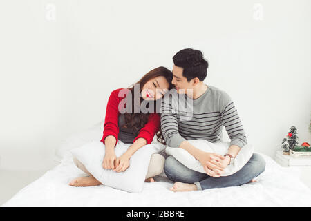 Couple in love sharing genuine emotions and happiness Stock Photo