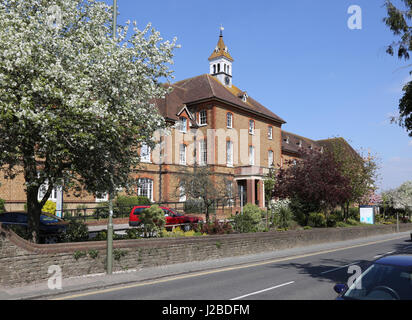 Main elevation of Farnham Road Hospital in Guildford, Surrey, UK Stock ...