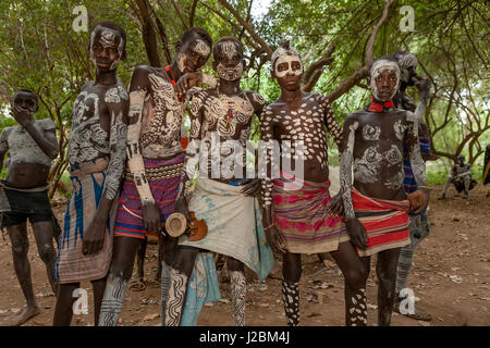 Kara boy. Kolcho Village. Omo Valley. Ethiopia, Africa Stock Photo - Alamy