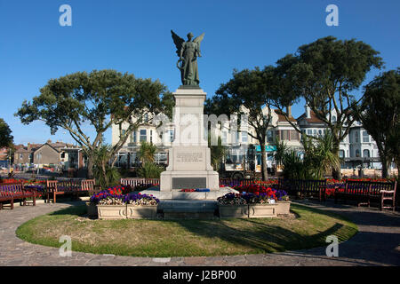 War memorial at Clacton on  Sea, Essex, England Stock Photo