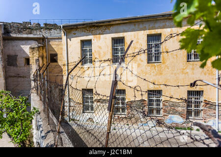 old jail inside the Yedi Koule fortress Stock Photo