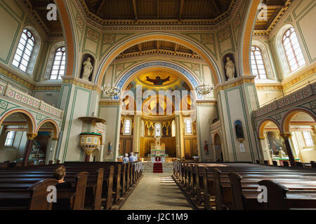 Potsdam, Germany, August 27 2016: Interior of the Saint Peter and Paul Church in Potsdam Stock Photo