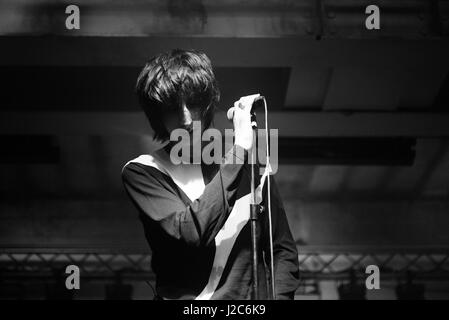 The Horrors live onstage at the BBC Radio 6 Music Festival, Salford, Manchester. Stock Photo