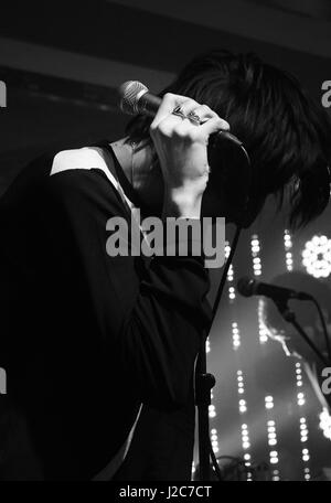 The Horrors live onstage at the BBC Radio 6 Music Festival, Salford, Manchester. Stock Photo