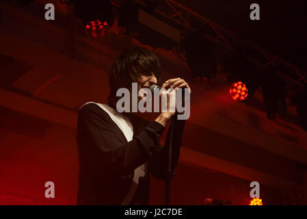 The Horrors live onstage at the BBC Radio 6 Music Festival, Salford, Manchester. Stock Photo