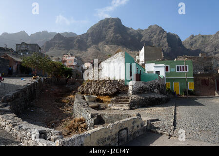 Cape Verde, Santo Antao, Ponta do Sol, The island of Santo Antao is the peninsula of Cape Verde Stock Photo