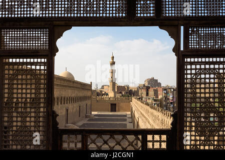 Egypt, Cairo Governorate, Cairo, view from the roof terrace of the Gayer Anderson Museum Stock Photo