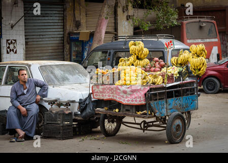 Egypt, Cairo Governorate, Cairo, Street Scene Stock Photo