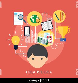 Great flat illustration concept icon and use for design, development, analysis, creative idea, event and much more. Stock Vector