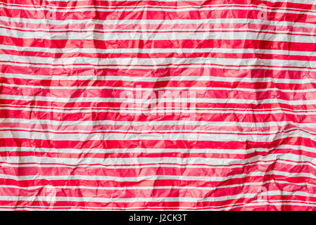 Crumpled christmas wrapping paper background Stock Photo