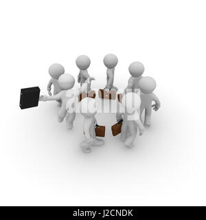 Career or business concept, Successful living or great job concept, 3d rendering Stock Photo