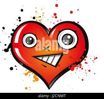 happy heart Stock Vector