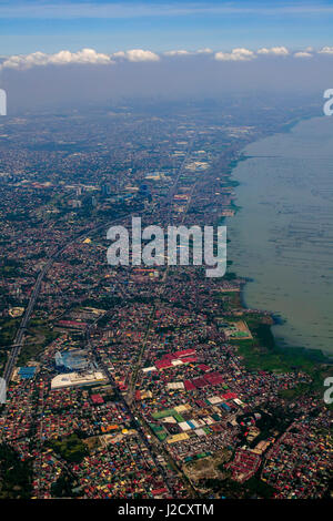 Aerials of Manila, Philippines Stock Photo