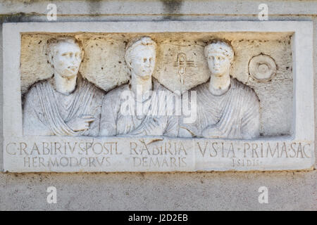 Tomb of Rabiri (Appian way) Stock Photo