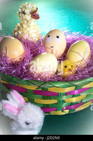 Easter Basket Stock Photo