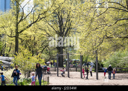 Central Park in Springtime, New York City, USA Stock Photo