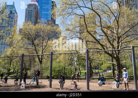 Central Park in Springtime, New York City, USA Stock Photo