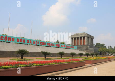 Ho Chi Minh Mausoleum in Hanoi Vietnam Stock Photo