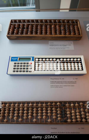 Germany, Nordrhein-Westfalen, Bonn, Arithmeum, museum of technology, science and art, interior, abacus Stock Photo