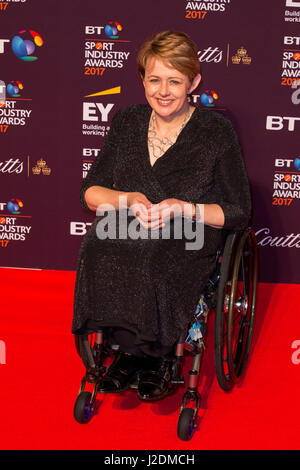 London, UK. 27th Apr, 2017. Tanni Grey-Thompson attends the 16th BT Sport Industry Awards at Battersea Evolution, Battersea Park. Credit: Bettina Strenske/Alamy Live News Stock Photo