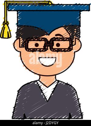 graduated avatar character icon Stock Vector Image & Art - Alamy