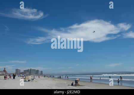 Coronado Beach, San Diego, California Stock Photo