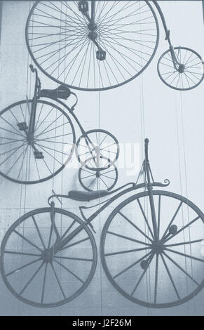 Europe, Switzerland, Lucerne. Bicycle display (Large format sizes available) Stock Photo