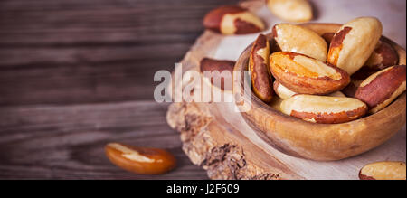 Peeled brazil nuts  Stock Photo