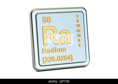 Radium chemical element periodic table science symbol Stock Photo ...