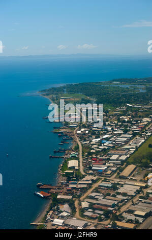 Aerial view, Honiara, Honiara, Honiara City Province, Solomon Islands ...