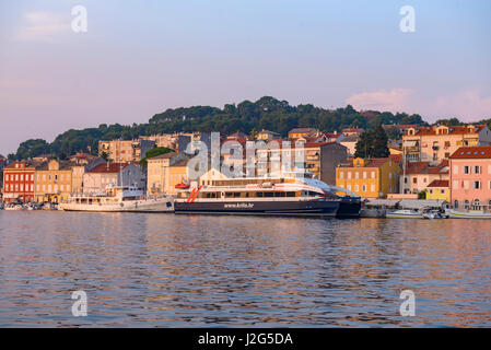 Mali Losinj, Croatia - Spetember 14, 2016: City and harbor Mali Losinj, island of Losinj, Croatia is famous for its mild Mediterranean climate Stock Photo