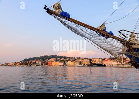 Mali Losinj, Croatia - Spetember 14, 2016: City and harbor Mali Losinj, island of Losinj, Croatia is famous for its mild Mediterranean climate Stock Photo