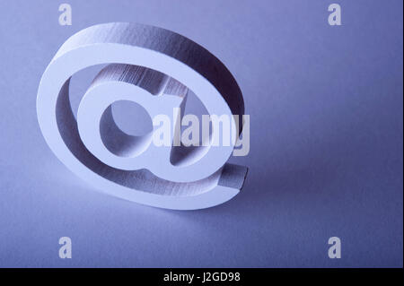 e-mail symbol with copy space Stock Photo