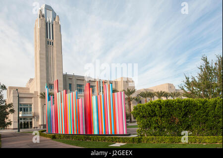 Donald W. Reynolds Symphony Park and the Smith Center For Performing Arts, Las Vegas, Nevada. Stock Photo