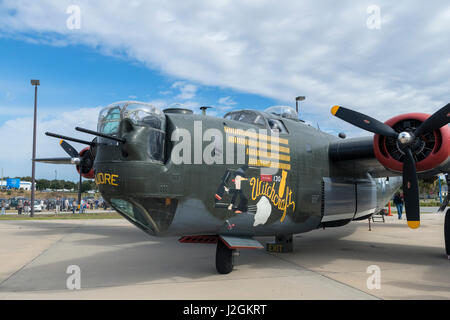 USA, Florida, Leesburg, WW II military airplanes (Large format sizes available) Stock Photo